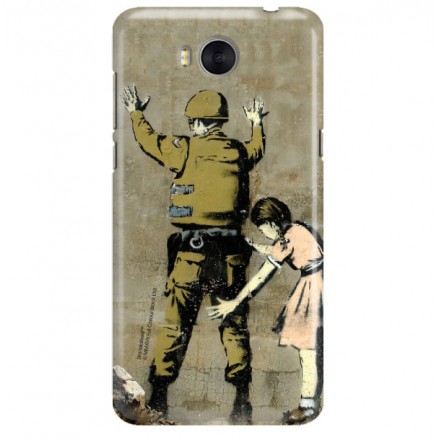 ETUI NA TELEFON HUAWEI Y5 2017 MYA-L03 BANKSY WZÓR BK135