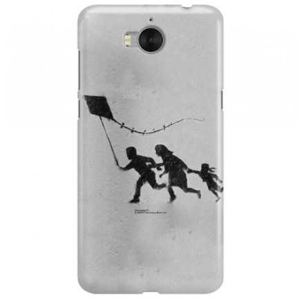 ETUI NA TELEFON HUAWEI Y6 2017 MYA-L03 BANKSY WZÓR BK168