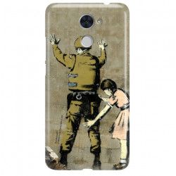 ETUI NA TELEFON HUAWEI Y7 PRIME 2018  LDN-L21 BANKSY WZÓR BK135