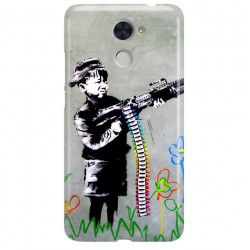 ETUI NA TELEFON HUAWEI Y7 PRIME 2018 LDN-L21 BANKSY WZÓR BK162