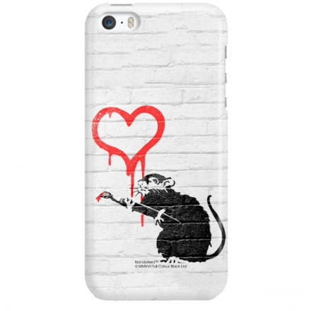 ETUI NA TELEFON IPHONE 5 5S SE A1429/A1457/A1723 BANKSY WZÓR BK110