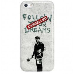 ETUI NA TELEFON IPHONE 5 5S SE A1429/A1457/A1723  BANKSY WZÓR BK115