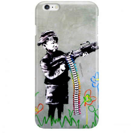 ETUI NA TELEFON IPHONE 6S PLUS A1634  BANKSY WZÓR BK162