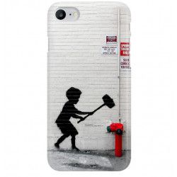 ETUI NA TELEFON IPHONE 7 A1660 BANKSY WZÓR BK178