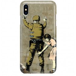 ETUI NA TELEFON IPHONE XS A1920BANKSY WZÓR BK135