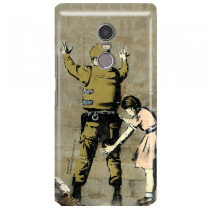 ETUI NA TELEFON LENOVO K6 NOTE K53A48 BANKSY WZÓR BK135