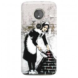 ETUI NA TELEFON LENOVO MOTO E5 BANKSY WZÓR BK100