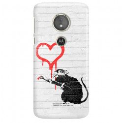 ETUI NA TELEFON LENOVO MOTO E5 BANKSY WZÓR BK110