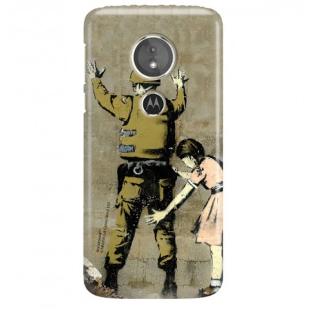 ETUI NA TELEFON LENOVO MOTO E5 BANKSY WZÓR BK135