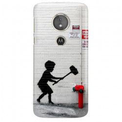 ETUI NA TELEFON LENOVO MOTO E5 BANKSY WZÓR BK178