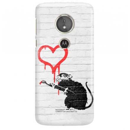 ETUI NA TELEFON LENOVO MOTO E5 PLUS BANKSY WZÓR BK110