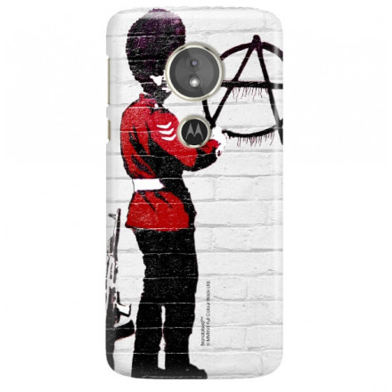 ETUI NA TELEFON LENOVO MOTO E5 PLUS BANKSY WZÓR BK134