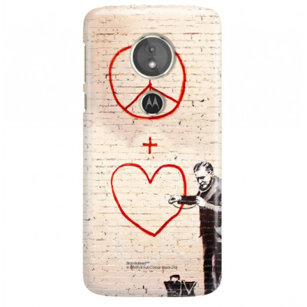 ETUI NA TELEFON LENOVO MOTO E5 PLUS BANKSY WZÓR BK146