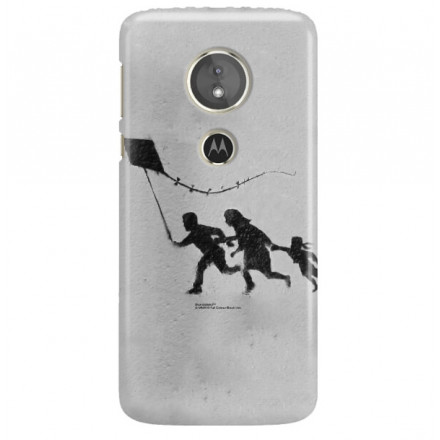 ETUI NA TELEFON LENOVO MOTO E5 PLUS BANKSY WZÓR BK168