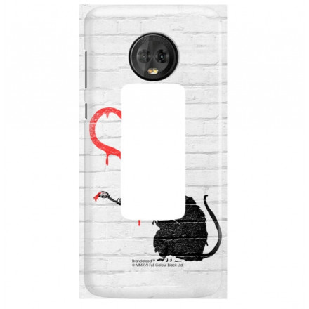 ETUI NA TELEFON LENOVO MOTO G6 BANKSY WZÓR BK110