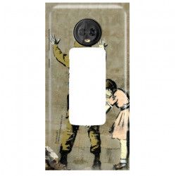 ETUI NA TELEFON LENOVO MOTO G6 BANKSY WZÓR BK135