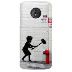 ETUI NA TELEFON LENOVO MOTO G6 PLAY BANKSY WZÓR BK178