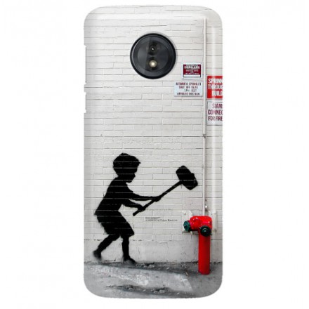 ETUI NA TELEFON LENOVO MOTO G6 PLAY BANKSY WZÓR BK178