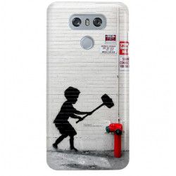 ETUI NA TELEFON LG G6 H870 BANKSY WZÓR BK178