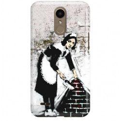 ETUI NA TELEFON LG K10 2017 M250N BANKSY WZÓR BK100