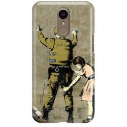 ETUI NA TELEFON LG K10 2017 M250N BANKSY WZÓR BK135