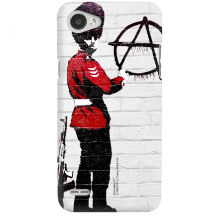 ETUI NA TELEFON LG Q6 BANKSY WZÓR BK134