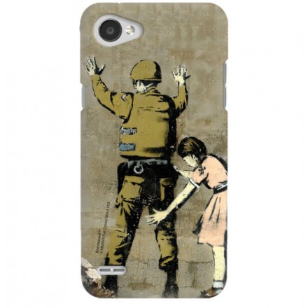 ETUI NA TELEFON LG Q6 BANKSY WZÓR BK135