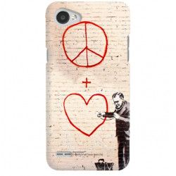 ETUI NA TELEFON LG Q6 BANKSY WZÓR BK146