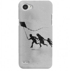 ETUI NA TELEFON LG Q6 BANKSY WZÓR BK168