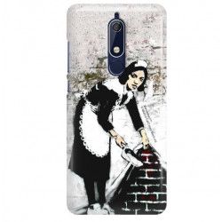 ETUI NA TELEFON NOKIA 5.1 TA-1075 BANKSY WZÓR BK100