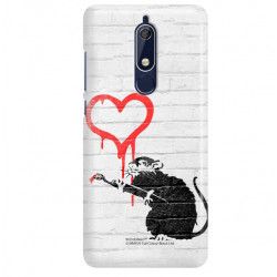 ETUI NA TELEFON NOKIA 5.1 TA-1075 BANKSY WZÓR BK110