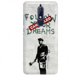 ETUI NA TELEFON NOKIA 5.1 TA-1075 BANKSY WZÓR BK115