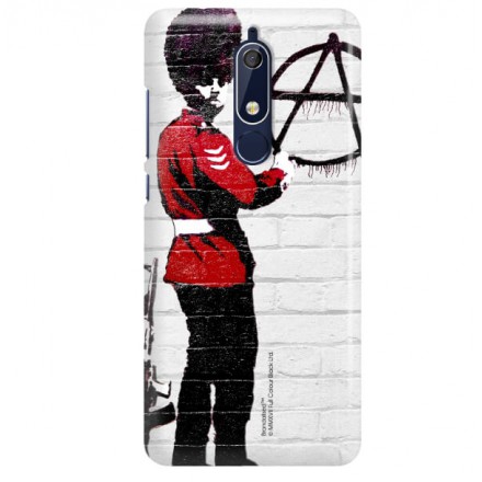 ETUI NA TELEFON NOKIA 5.1 TA-1075 BANKSY WZÓR BK134