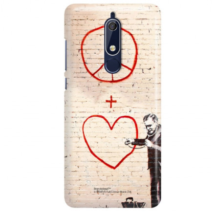 ETUI NA TELEFON NOKIA 5.1 TA-1075 BANKSY WZÓR BK146