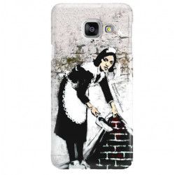 ETUI NA TELEFON SAMSUNG GALAXY A3 2017 A320 BANKSY WZÓR BK100