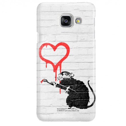 ETUI NA TELEFON SAMSUNG GALAXY A3 2017 A320 BANKSY WZÓR BK110