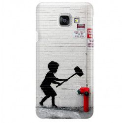 ETUI NA TELEFON SAMSUNG GALAXY A3 2017  A320 BANKSY WZÓR BK178