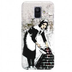 ETUI NA TELEFON SAMSUNG GALAXY A6 2018  A600 BANKSY WZÓR BK100