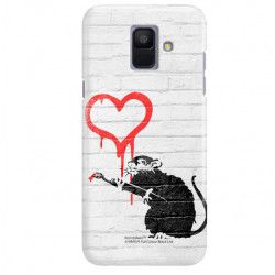 ETUI NA TELEFON SAMSUNG GALAXY A6 2018 A600  BANKSY WZÓR BK110