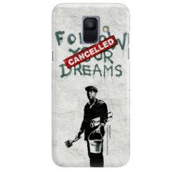 ETUI NA TELEFON SAMSUNG GALAXY A6 2018 A600 BANKSY WZÓR BK115