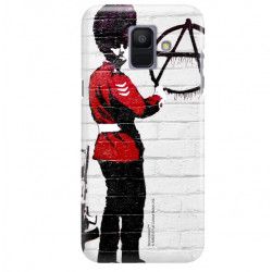 ETUI NA TELEFON SAMSUNG GALAXY A6 2018 A600 BANKSY WZÓR BK134