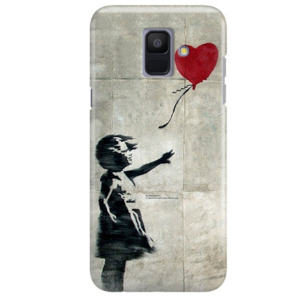 ETUI NA TELEFON SAMSUNG GALAXY A6 2018A600  BANKSY WZÓR BK179