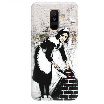 ETUI NA TELEFON SAMSUNG GALAXY A6 PLUS A610 2018 BANKSY WZÓR BK100