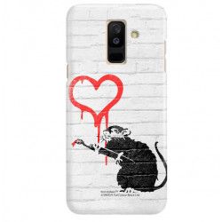 ETUI NA TELEFON SAMSUNG GALAXY A6 PLUS 2018A610  BANKSY WZÓR BK110