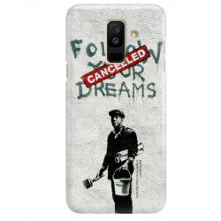 ETUI NA TELEFON SAMSUNG GALAXY A6 PLUS 2018 A610  BANKSY WZÓR BK115