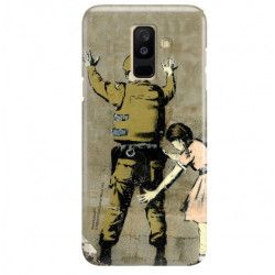 ETUI NA TELEFON SAMSUNG GALAXY A6 PLUS 2018 A610 BANKSY WZÓR BK135