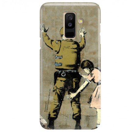 ETUI NA TELEFON SAMSUNG GALAXY A6 PLUS 2018 A610 BANKSY WZÓR BK135