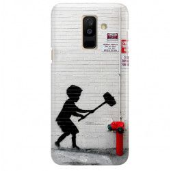 ETUI NA TELEFON SAMSUNG GALAXY A6 PLUS 2018 A610  BANKSY WZÓR BK178