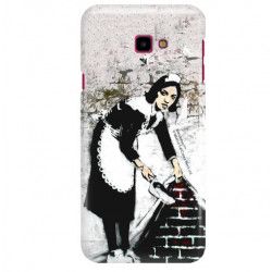 ETUI NA TELEFON SAMSUNG GALAXY J4 PLUS 2018 J410 BANKSY WZÓR BK100