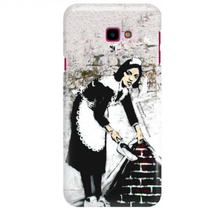 ETUI NA TELEFON SAMSUNG GALAXY J4 PLUS 2018 J410 BANKSY WZÓR BK100